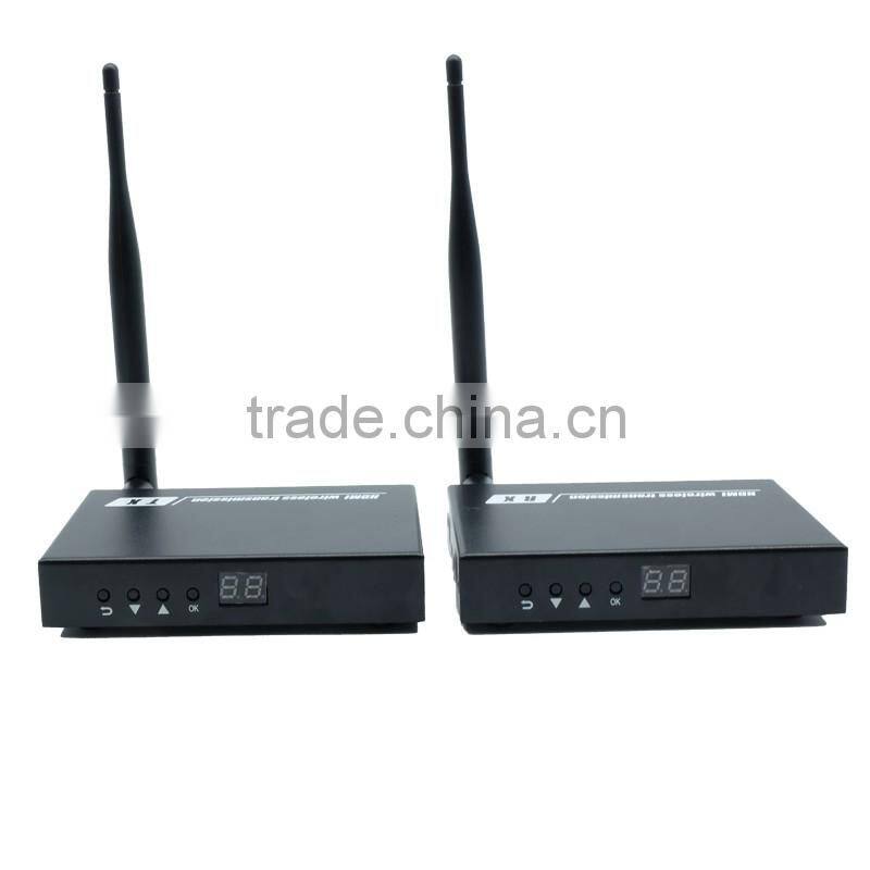 50M wireless video extender with IR & local HDMI output Up to 1080P@60Hz
