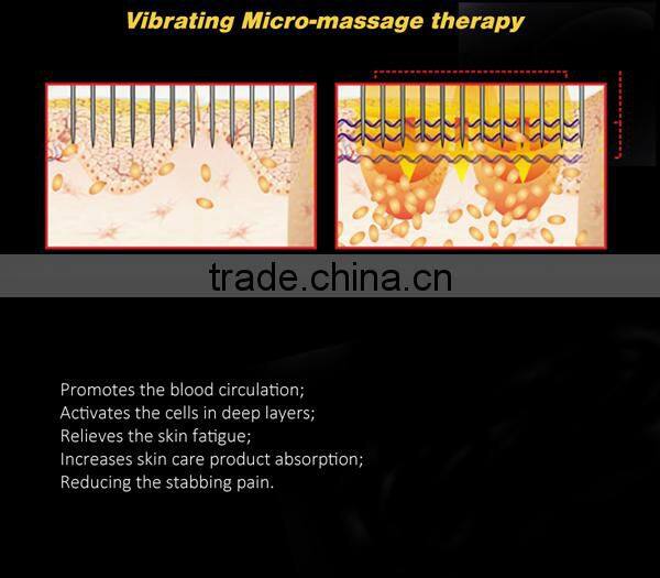 2015 DermaVib Phototherapy Led 540 Derma Roller Replaceable Head