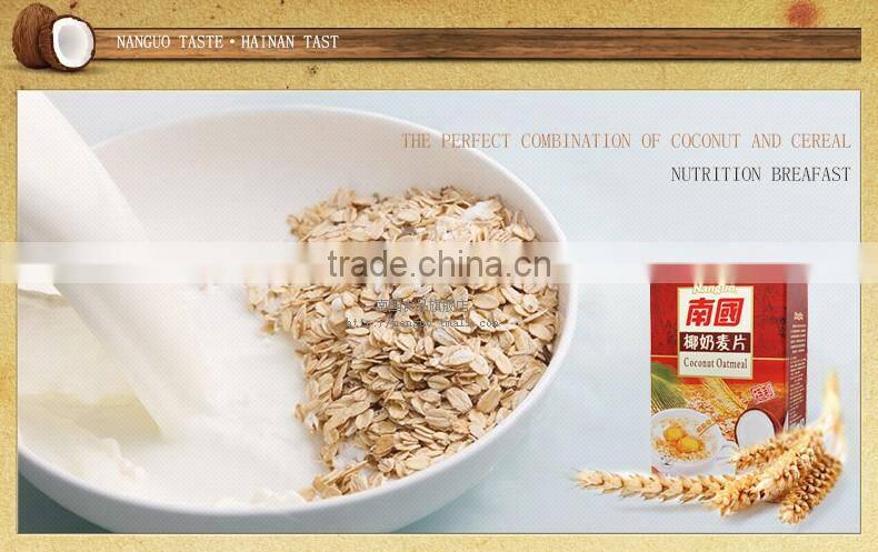 coconut milk flavored instant cereal for Nutrition breakfast