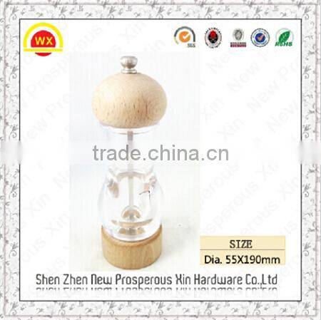 Quality wood grinder easter salt and pepper shaker