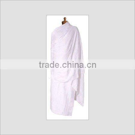 100% polyester white hajj towel for pilgrimage
