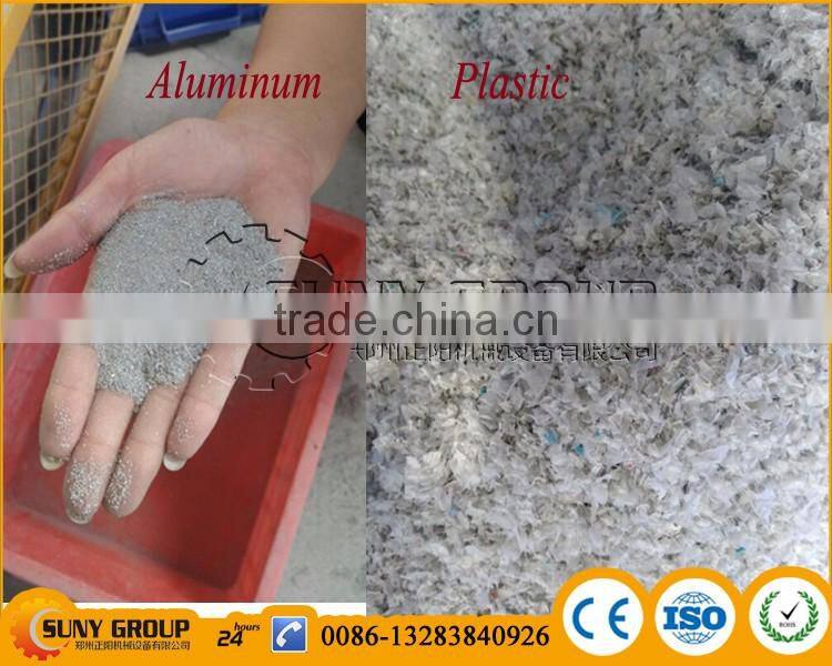 ZY Aluminum and plastic separation machine/separator