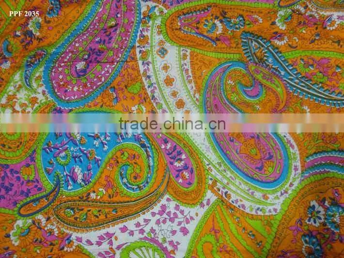 silk habotai printed