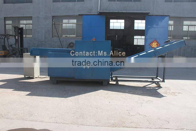 automatic waste rags cloth fiber chopping machine
