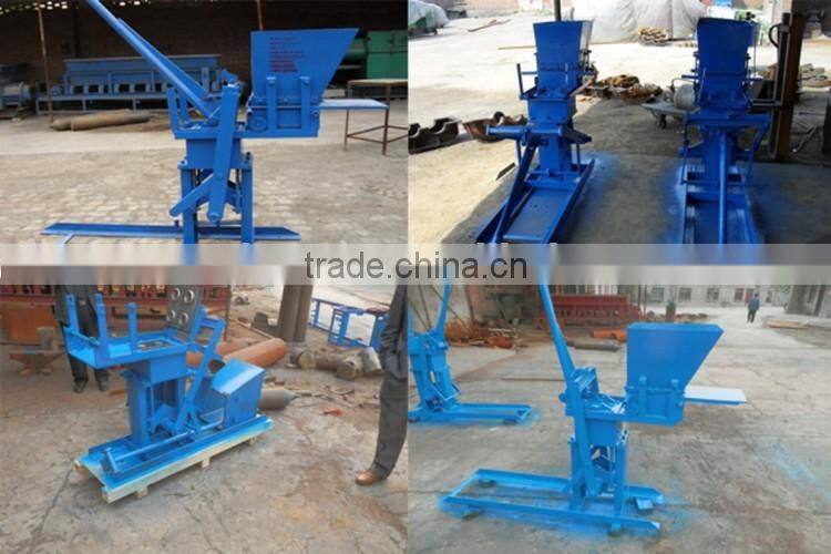 India Manual clay brick making machine