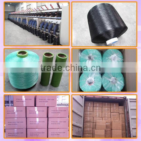 800D High Tenacity Coloured Pp Twisted Yarn with UV