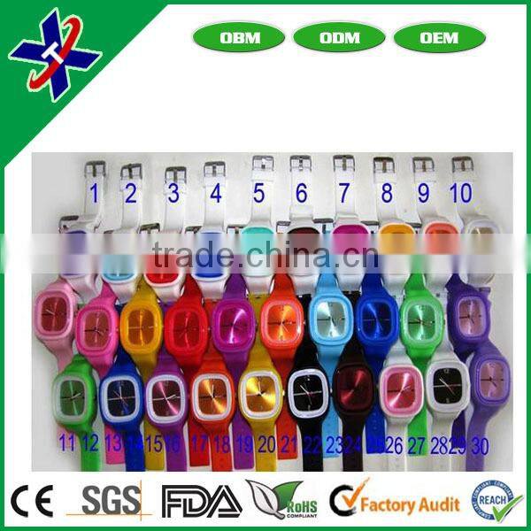 Trendy Hot Best Selling Water Resistant silicone watch,specially designed