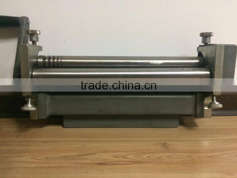 thin sheet plate manual small slip roll machine made in china