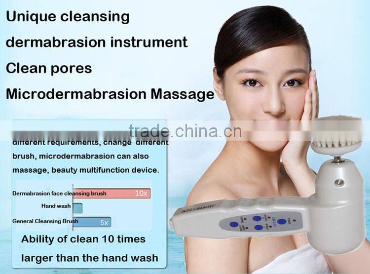 Factory price Dermabrasion Beauty Machine wash brush facial blackhead cleaning brushes Beauty machine