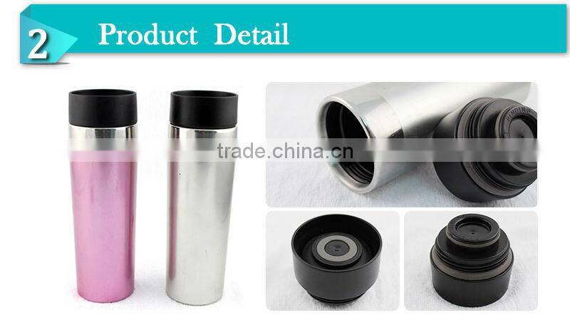 Hot sale double wall water bottle ,travel water picnic drinking mug