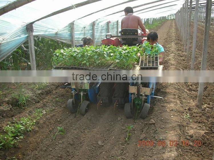 single barrel vegetable transplanter