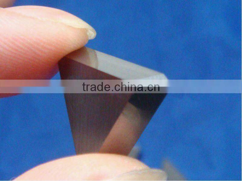 Cemented carbide indexable triangle milling inserts