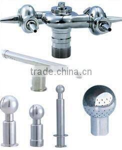 stainless steel sanitary threaded rotary cleaning ball
