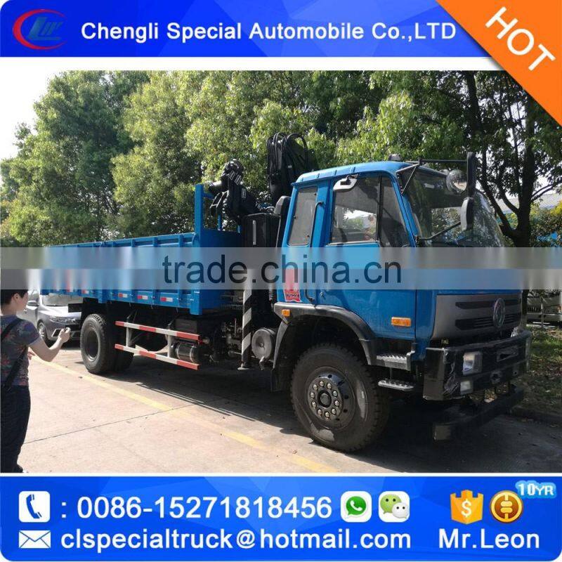 5Ton knuckle crane mounted truck lorry crane