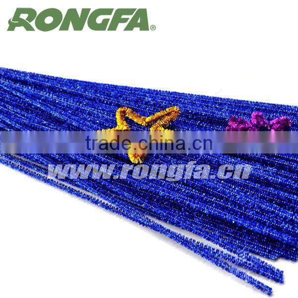 High density various colors tinsel chenille stems