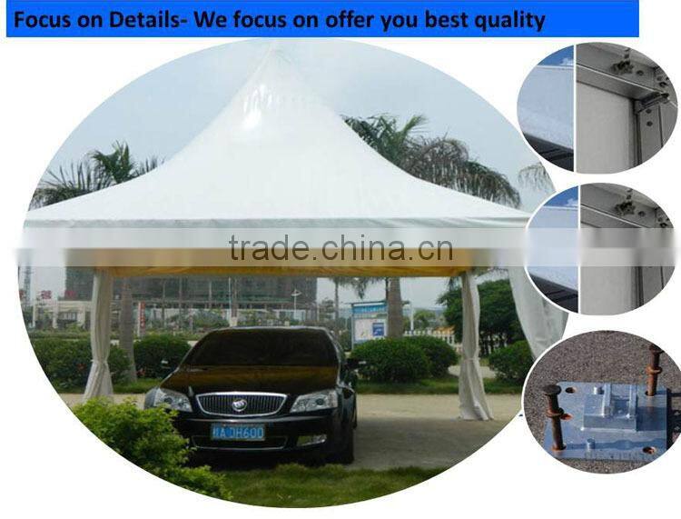 Outdoor rain proof temporary alumininum car garage tent for sale