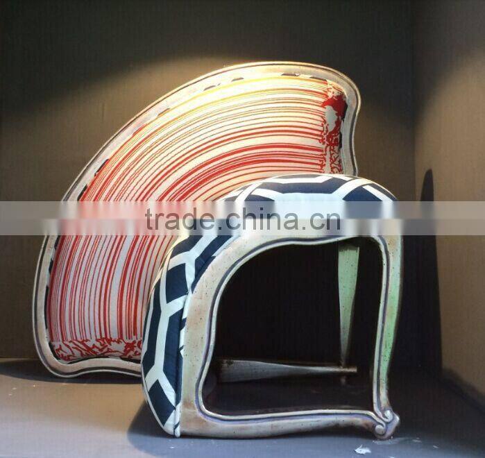 BISINI Furniture American Style Living Room Set, Creative Furniture Solid Wood Leisure Chairs and Tea Table (BF01-X1178)