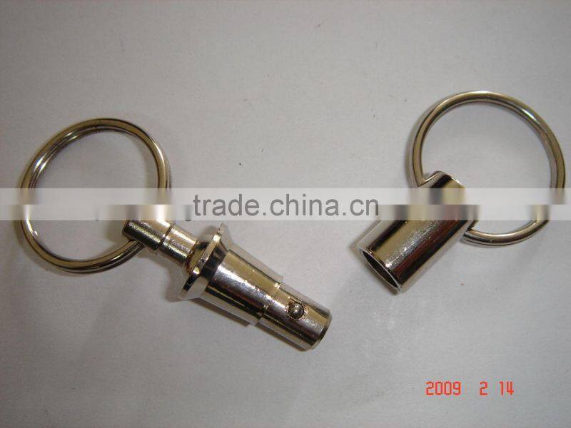 2014Custom cut out metal keychain