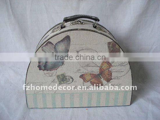 11A498 Linen Printing Storage Wooden Cases