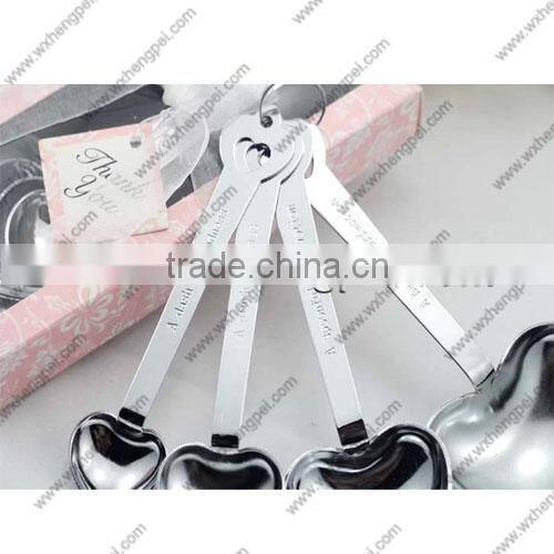 Wedding favour love spoon four piece gift box packaging independently