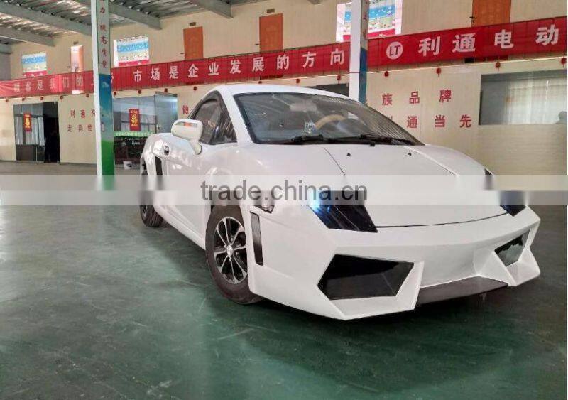 Super Cool 4 Wheel Electric 72V 4000W Car, New Energy Adult Electric Automobile Vehicle, China Factory Cheap Electric Car