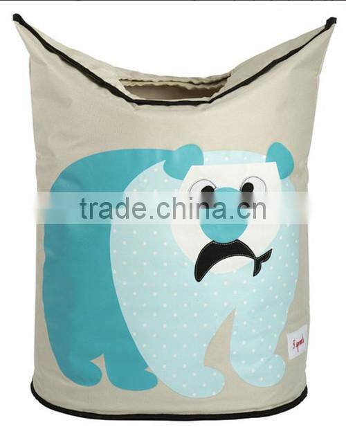 Animal cartoon laundry hamper washing laundry basket
