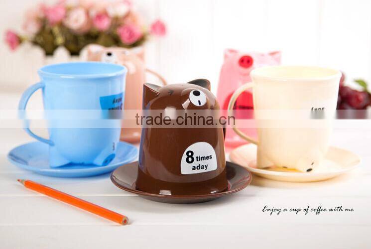 Bear Animal Cups&Saucer