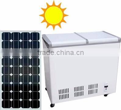 188L Solar DC Compressor Double Cabinet Chest Freezer