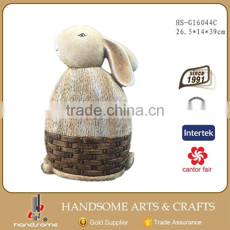 39 CM Skillful Hand Home and Garden Items Decorative Rabbit