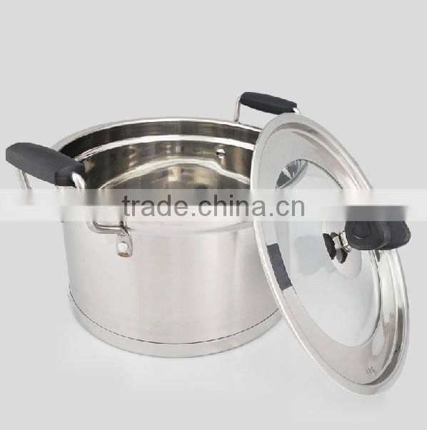 SS18/8 stainless steel cooking pot /saucepot