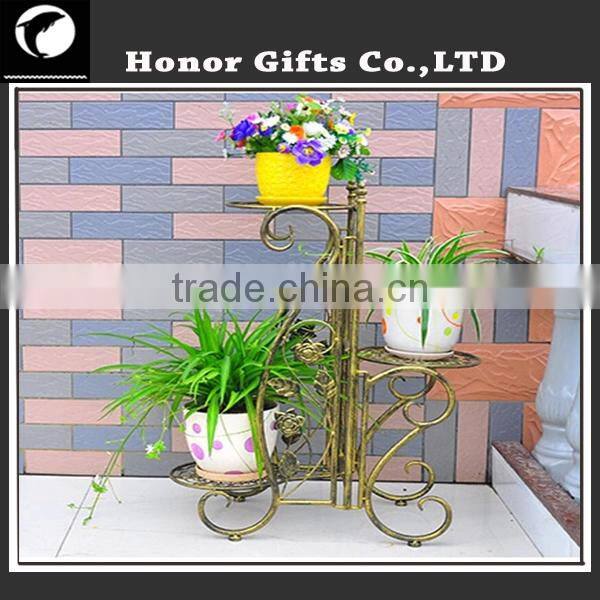 Elegant Arch Design Garden Planter Shelf