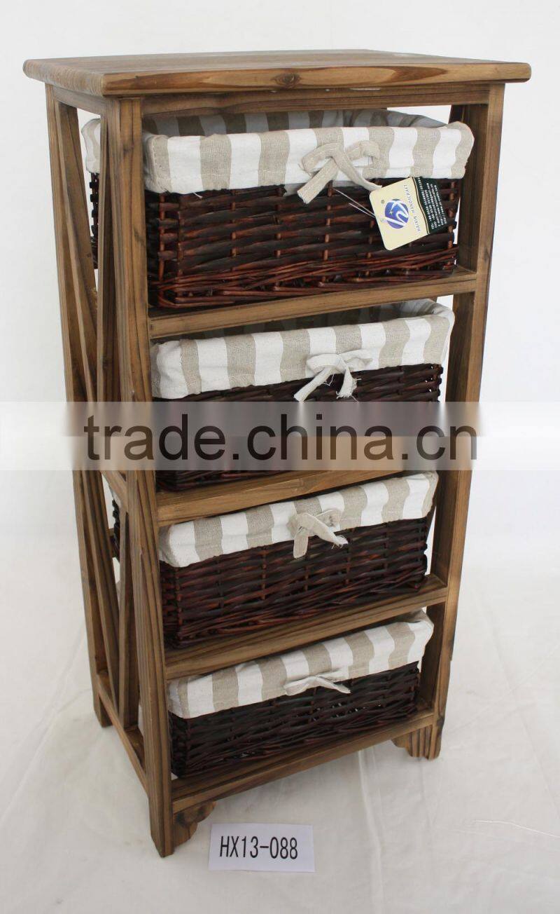 living room cabinet with woven basket wicker basket cabinet