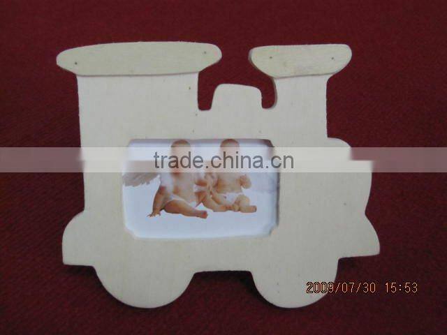 kids animal shape wooden picture wall frame