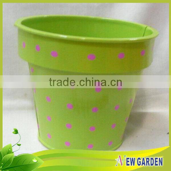 Creative High Quality Round Square Plastic Flower Pots,Decorative Sticker Planter