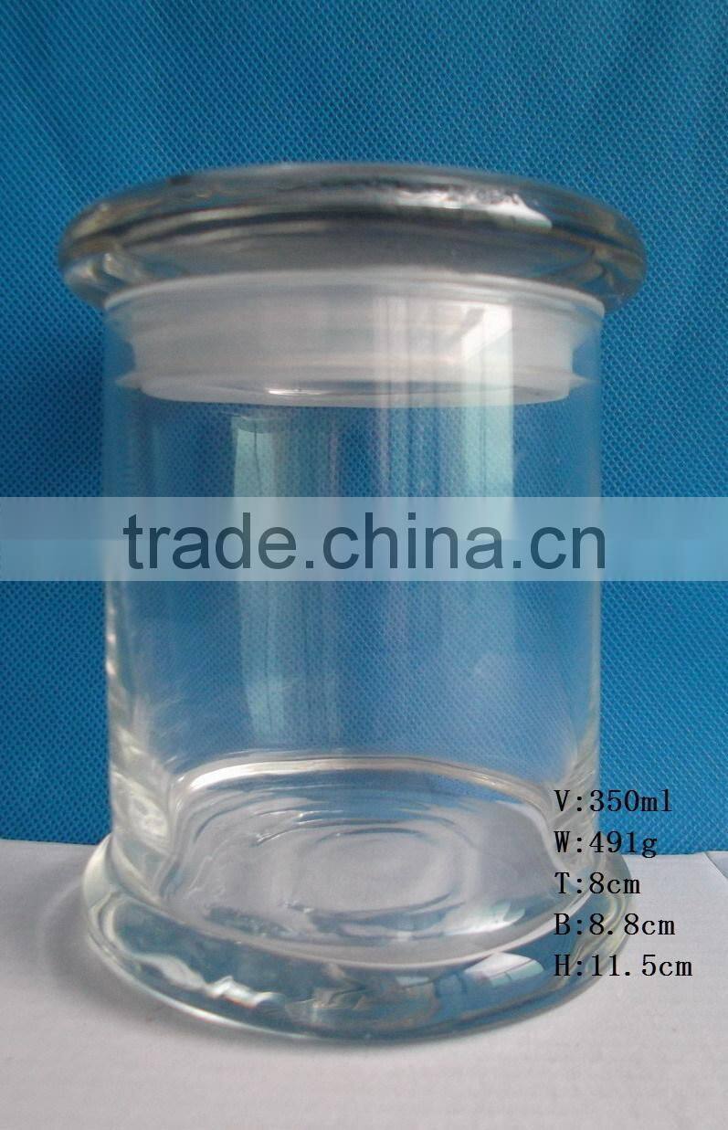240ml vintange glass candle wax holder jar