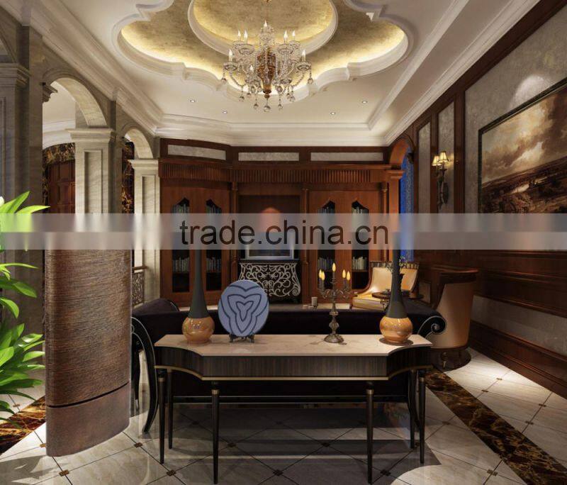 golden big oval ball shape fiber glass water fountain