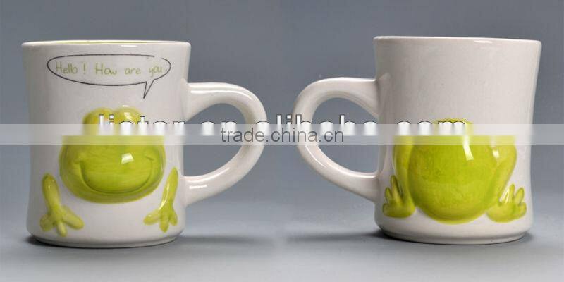 ceramic mug with animal print