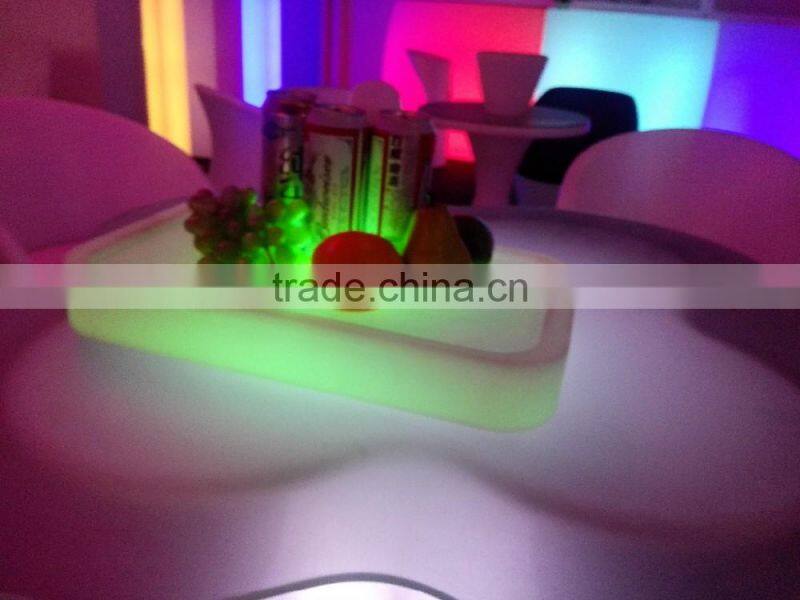 LLDPE material led tray used in Party and club