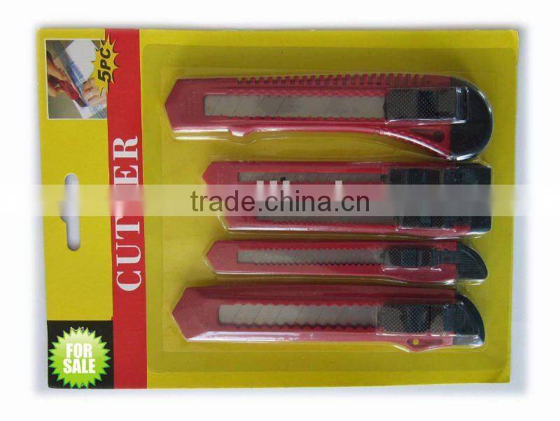2014 new design plastic transparent utility knife