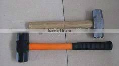 Sledge hammer with fiber handle