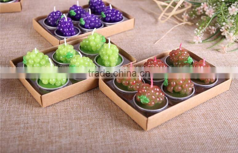 Cactus and Grape Plant Birthday Scented Candle