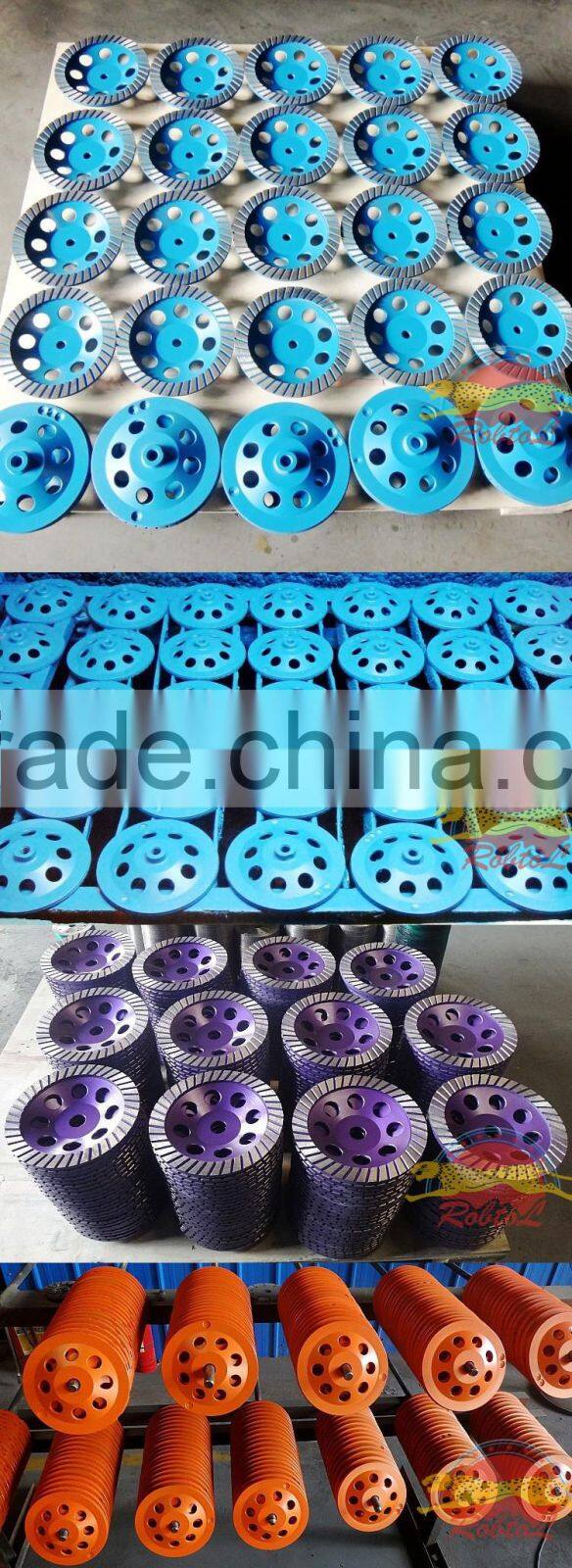 150 mm turbo row diamond grinding disc cup wheel for concrete floor 6" cutting tools for stone abrasive polishing grinder