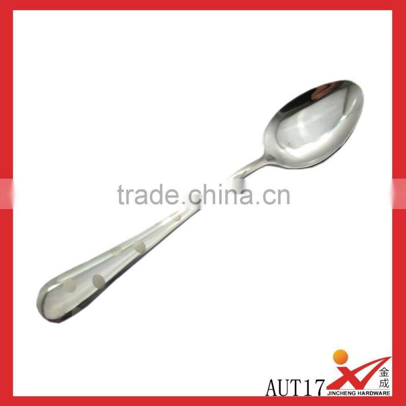 Factory direct Cutlery Set Stainless Steel Round Coffee Spoon Table Spoon