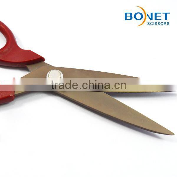 S14015T FDA qualified 9" tailor titanium coated blade scissors