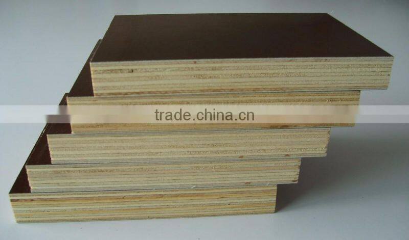 Chinese golden supplier 12mm/18mm hardwood core film faced plywood