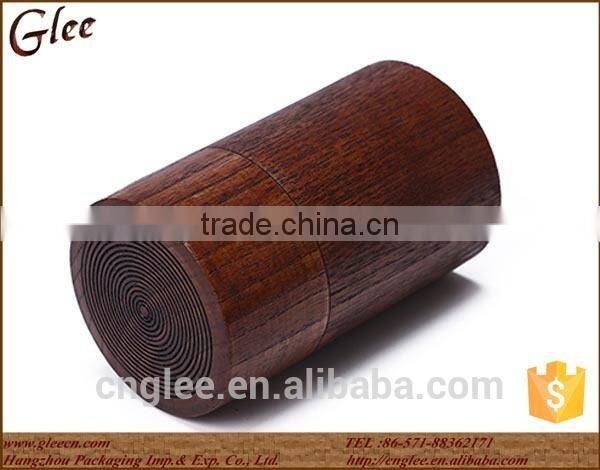 Round Tea box Wood Gift Box