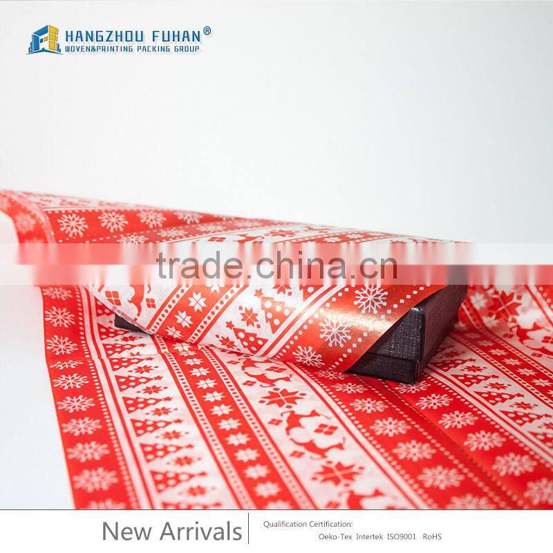 Custom Design Christmas Gift Printed Tissue Paper