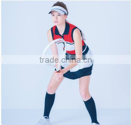 Hot sale vintage cheap tennis wear junior students style /dye sublimation uniforms