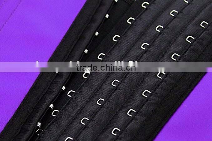 2016 New style 100% Latex woman corset Waist Trainer Manufacturers