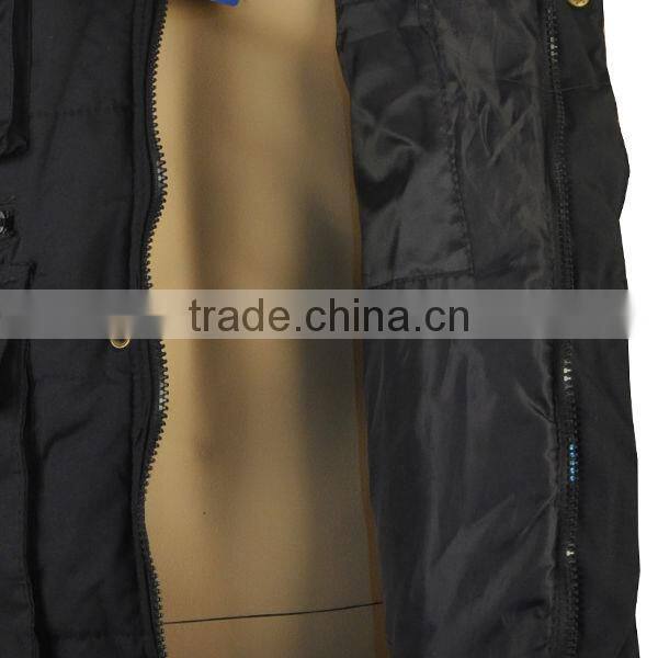 mens polyester black casual winter vest/protective vest/safety vest